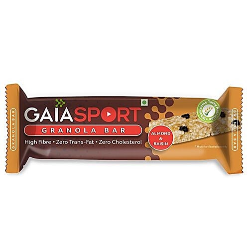 Buy Gaia Sport Granola Bar Almond & Raisin Online at Best Price