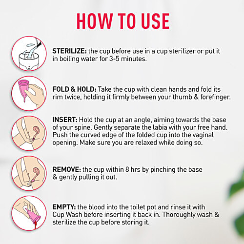 SIRONA FDA Approved Reusable Menstrual Cup for Women (Large Size) | Protection for Up to 8-10 Hours, 1 pc  Odour Free, FDA Approved