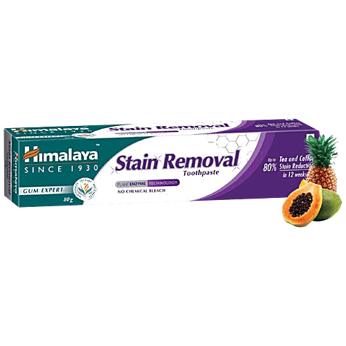 Buy Himalaya Toothpaste Stain Removal 80 Gm Online At Best Price of Rs