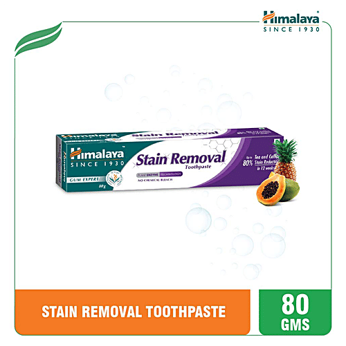 Buy Himalaya Toothpaste Stain Removal 80 Gm Online At Best Price of Rs