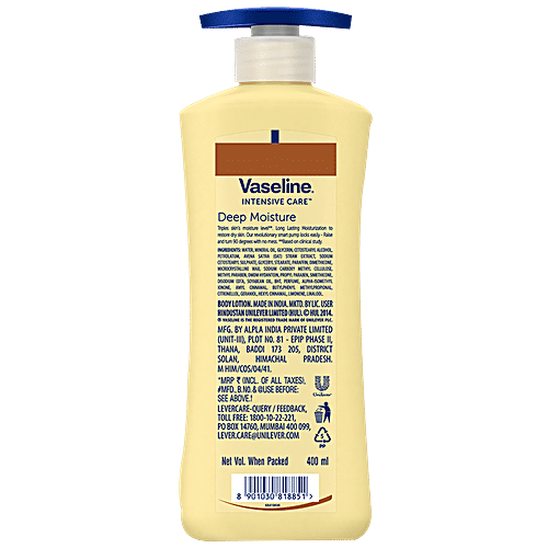 Vaseline Intensive Care Deep Moisture Body Lotion, 400 ml  
