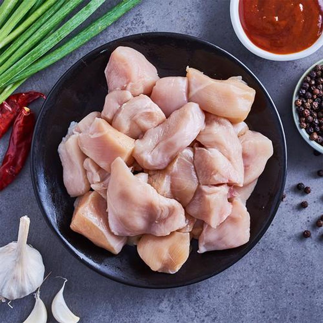 Fresho Chilli Chicken Pieces - Boneless, Antibiotic Residue-Free, 7 To 9 Pcs, 250 g 