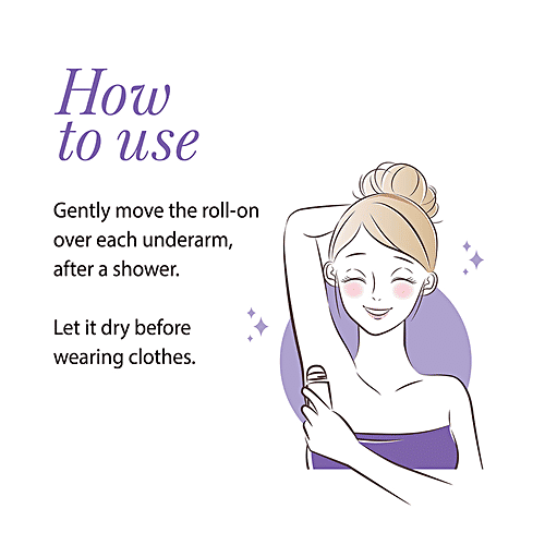 Yardley London English Lavender Anti-Perspirant Deodorant Roll-On, 50 ml Antiperspirant, 48h Actives, Alcohol Free