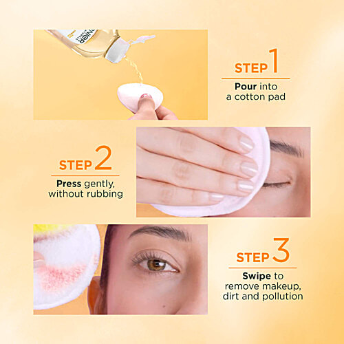 Garnier Oil infused Cleansing Water - Waterproof Makeup Remover For All Skin Types, 400 ml  