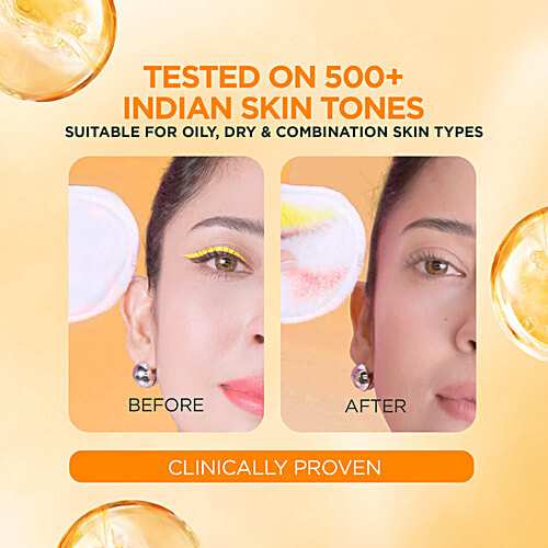 Garnier Oil infused Cleansing Water - Waterproof Makeup Remover For All Skin Types, 400 ml  