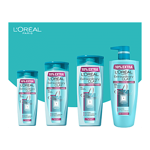 Loreal Paris Extraordinary Clay Shampoo, 75 ml