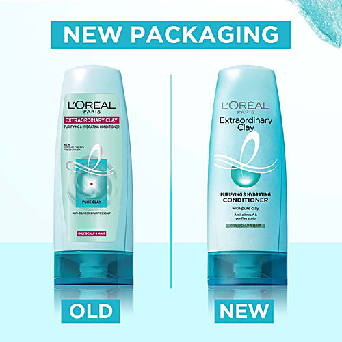 Buy Loreal Paris Conditioner Extraordinary Clay 175 Ml Online At Best