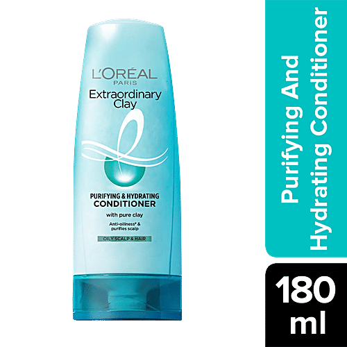 Buy Loreal Paris Conditioner Extraordinary Clay 175 Ml Online At Best