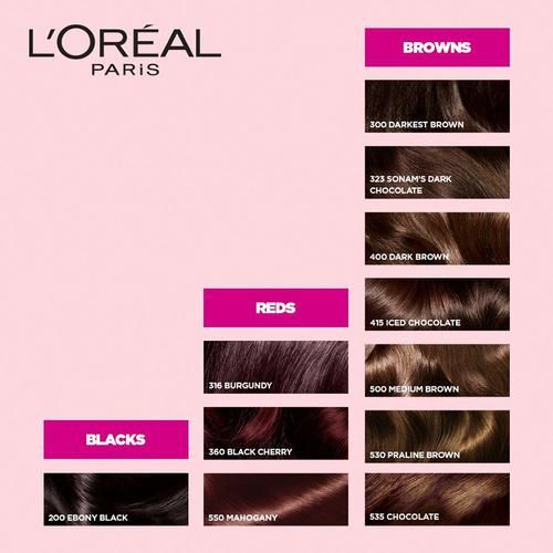 Loreal Paris Casting Creme Gloss Hair Color 87 5 G 72 Ml 200 Ebony Black