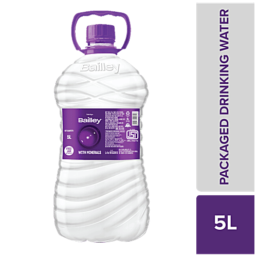 Bailley Packaged Drinking Water, 5 L