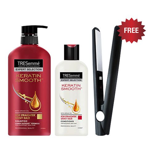 Buy TRESemme Shampoo + Conditioner - Keratin Smooth with Argan Oil Online  at Best Price of Rs 656 - bigbasket