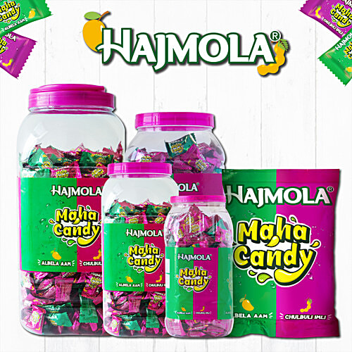 Dabur Hajmola Chulbuli Imli & Albela Aam Maha Candy, 130 pcs Jar 