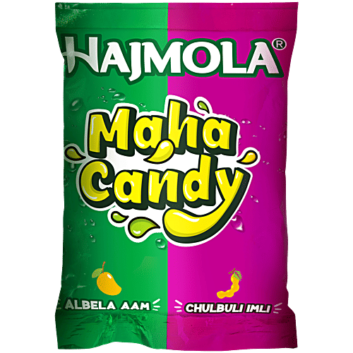 Dabur Hajmola Chulbuli Imli & Albela Aam Maha Candy, 130 pcs Pouch