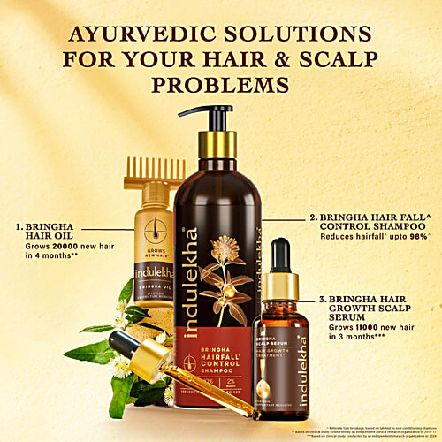 Indulekha Bringha Hairfall Control Shampoo, 180 ml  Proprietary Ayurvedic Medicine
