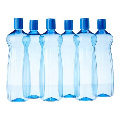 Princeware Water Bottle Set - Aster, 975 ml Pack of 6 Spill Proof