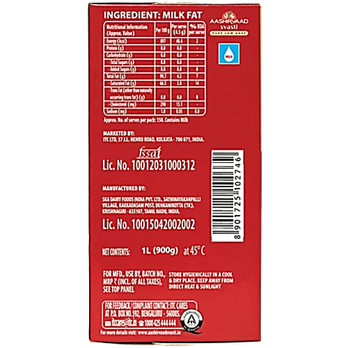 Aashirvaad Svasti Cow Ghee/Tuppa, 1 L  