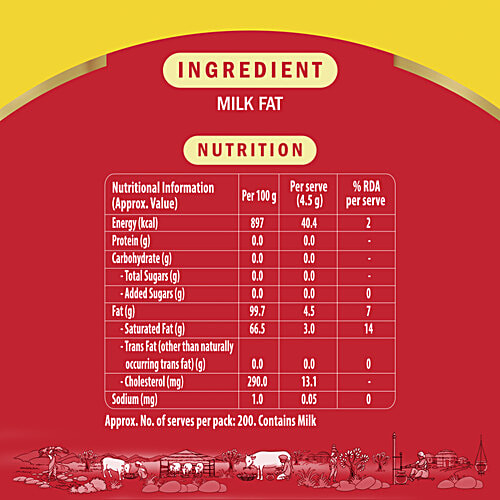 Aashirvaad Svasti Cow Ghee/Tuppa, 1 L  