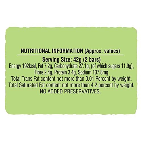 Nature Valley Crunchy Granola Bar - Oats & Honey, 42 g  Made With Wholegrain Oats, Natural Snack