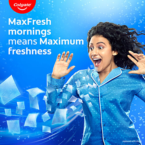 Colgate MaxFresh Toothpaste - Spicy Fresh Red Gel With Menthol For Super Fresh Breath, 150 g (Pack of 4) 10X Longer Lasting Cooling, Red Gel paste with Menthol for Super Fresh Breath