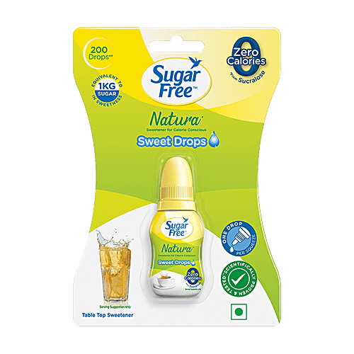 Sugar Free Natura Sweet Drops - Zero Calories, 10 ml Bottle Safe, Scientifically Proven & Tested