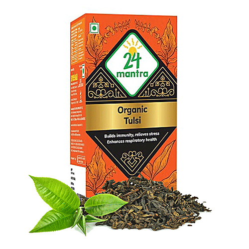 24 Mantra Organic Tulsi Tea, 50 g  