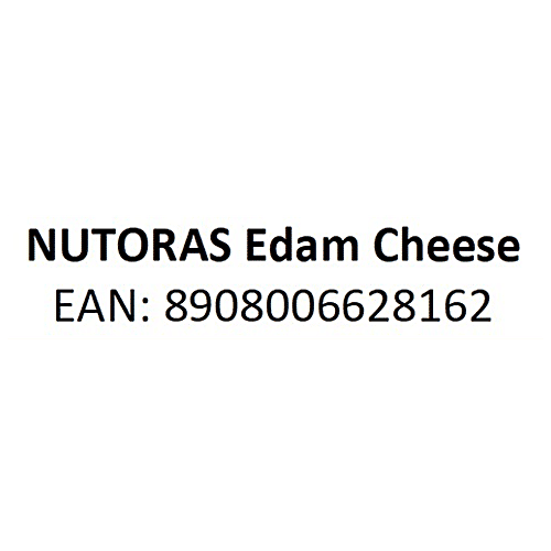 NUTORAS Edam Cheese Block - Made from Cow's Milk, 200 g Pouch Zero Cholesterol, Zero Trans Fat