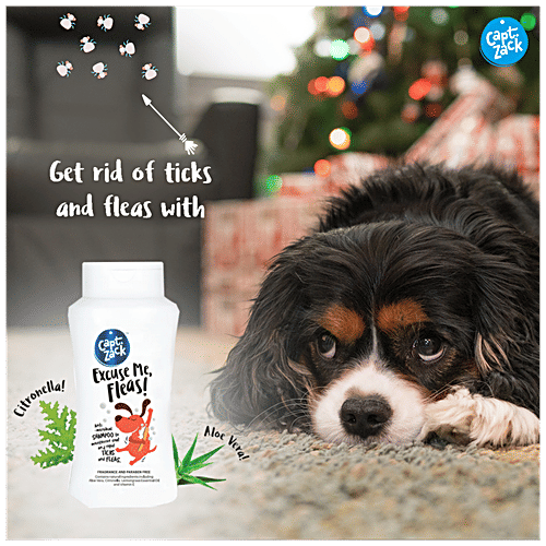Captain Zack Excuse Me, Fleas! Anti-Tick & Flea Dog Shampoo, 200 ml  