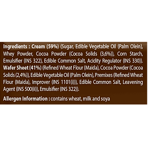 Nabati Wafer - Chocolate, Richoco, 30 g  Zero Trans Fat, Zero Cholesterol