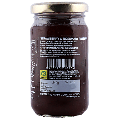 Bhuira Preserve - Strawberry, 240 g  