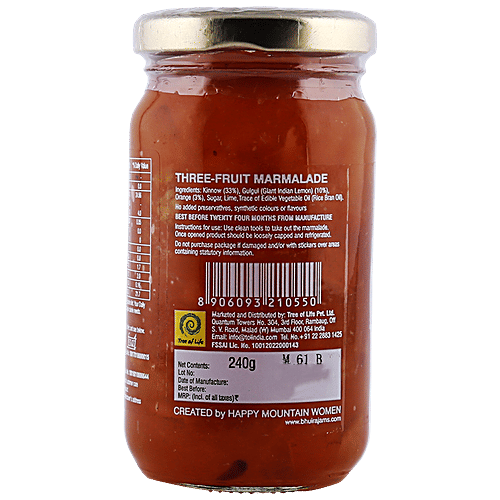 Bhuira Marmalade - Three-Fruit, 240 g  