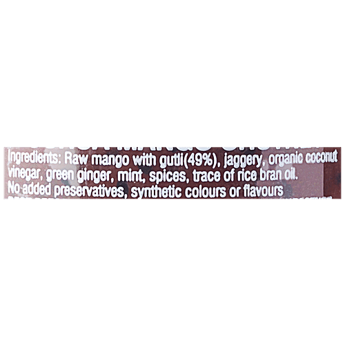 BHUIRA Mango Chutney/Kashmiri Bichhua - Fresh, Tangy Taste, 240 g