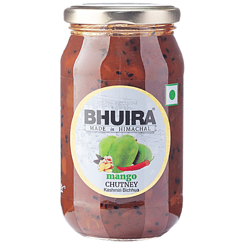 BHUIRA Mango Chutney/Kashmiri Bichhua - Fresh, Tangy Taste, 240 g