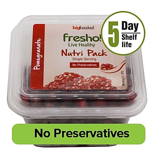 Fresho Pomegranate - Single Serve, Peeled, 80 g  