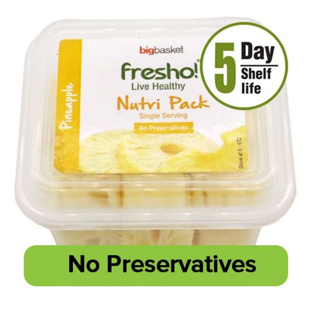 Fresho Pineapple - Chunks, Single Serve, 80 g 
