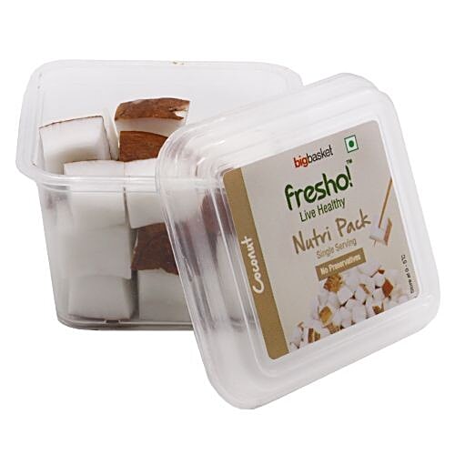 Fresho Coconut Chunks - Single Serve, 80 g  