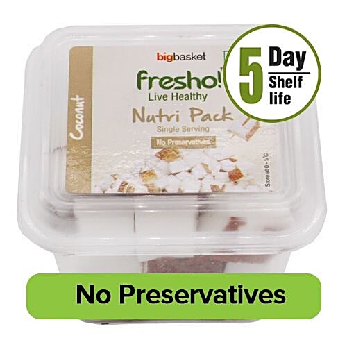 Fresho Coconut Chunks - Single Serve, 80 g  