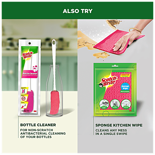 Scotch brite Scrub Pad - Anti- Bacterial, Regular, 1 pc  