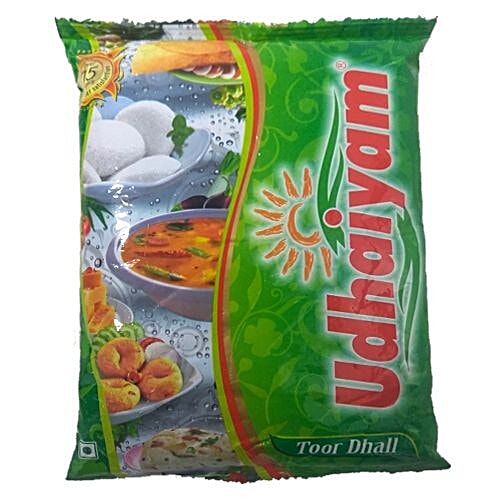 Udhaiyam  Dhall - Toor, Horeca, 1 kg Pack of 25 
