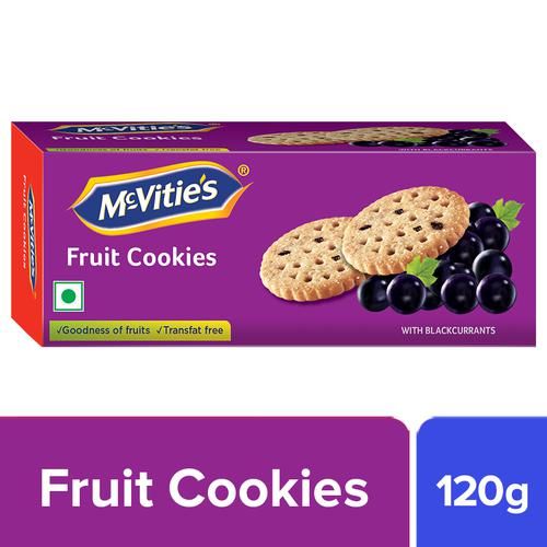 McVitie's Fruit Cookies, 120 g  Trans Fat Free