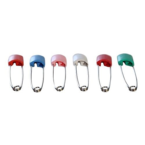 Farlin Safety Pins - Multicolor, 6 pcs  