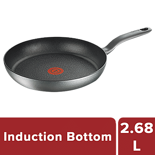 Buy Tefal Induction Base 28 cm NonStick Fry Pan Greyish Black, Hard