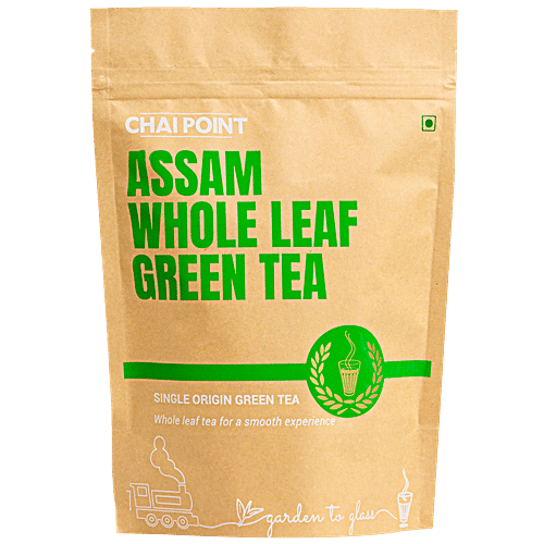Chai Point Assam Whole Leaf Green Tea, 100 g  