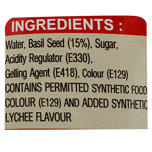 American Delight Basil Drink - Lychee Flavored, 290 ml  