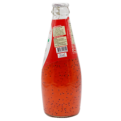 American Delight Basil Drink - Strawberry Flavored, 290 ml  