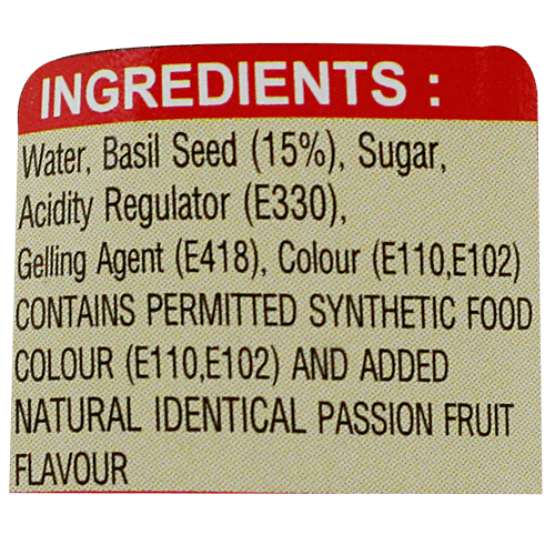 American Delight Basil Drink - Passion Fruit Flavored, 290 ml  