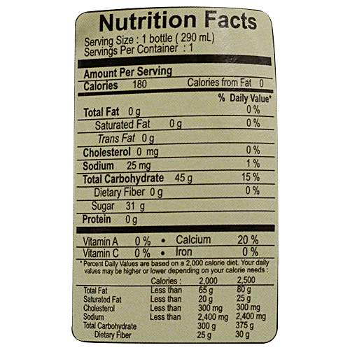 American Delight Basil Drink - Passion Fruit Flavored, 290 ml  