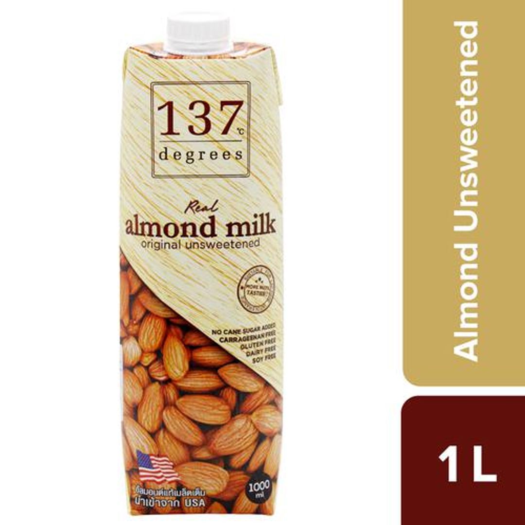137 Degree Milk - Almond, Unsweetened, 1 L 