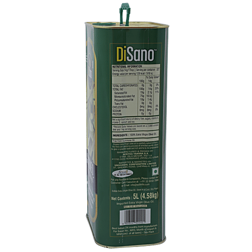 Disano Olive Oil - Extra Virgin, 5 L  