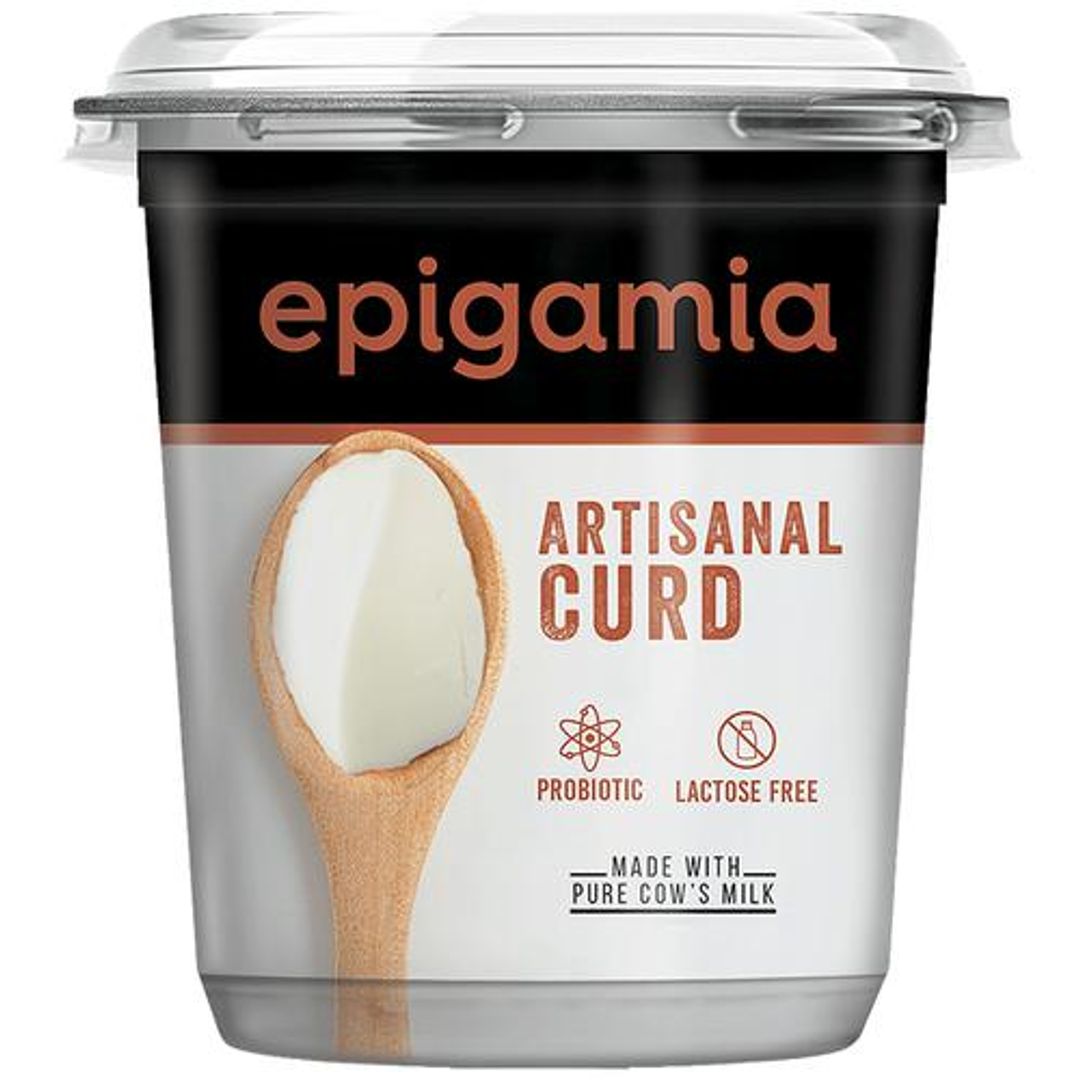 Epigamia  Artisanal Curd - Made with Cow's Milk, 400 g Cup