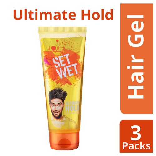 Buy Set Wet Hair Gel - Ultimate Hold 100 ml (Pack of 3) Online at Best  Price. of Rs 300 - bigbasket